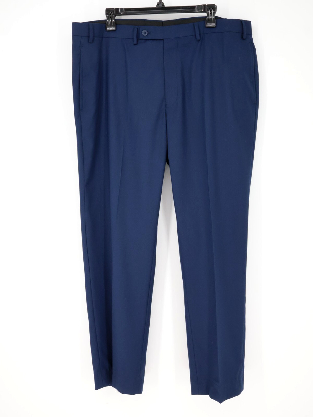 Calvin Klein Dress Pants Mens 38 x 30 Navy Blue Flat Front Career Preppy